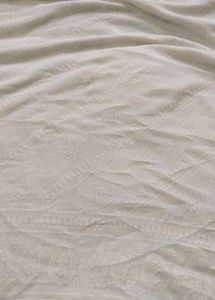 Elegant White brasso cotton sare
