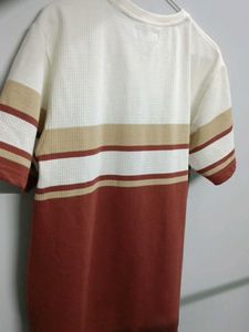 Striped Men's T-Shirt pure cotton new condition.