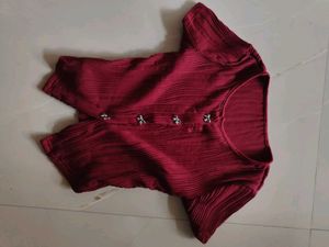 cherry red top