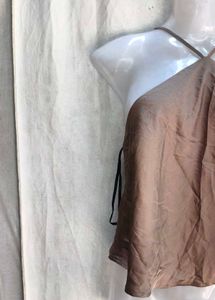 Satin Halter Neck Top