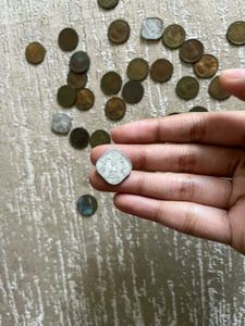 Rare Old Indian 1 Paisa Coins