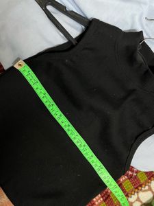 Sleeveless Black Tank Top