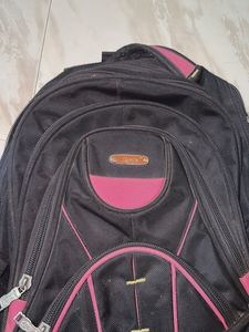 Stylish Black and Pink Backpack