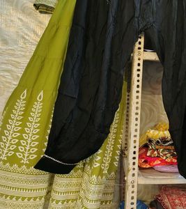 Afghani black shalwar