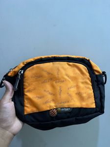Orange & Black Waist Bag
