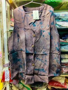 Stylish Sleeveless Printed Vest Top