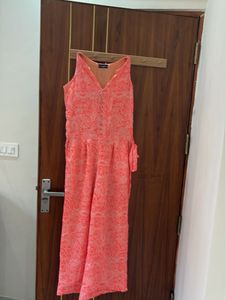 Elegant Coral Dress