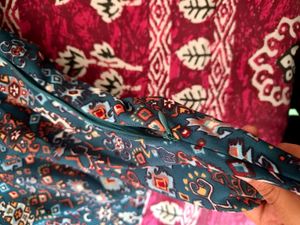 Stylish Printed V-Neck Top