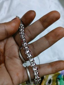 AD Ruby Sleek Necklace