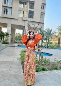 Boho Floral Print Tiered Maxi Skirt