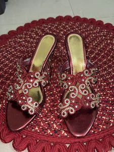 Embellished Red Heels