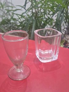 Set Of Two Unique Shorts Glass A