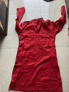 Red Kurta - Ethnic Style