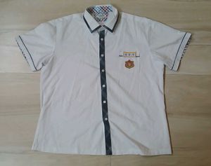 Korean High-school White Shirt