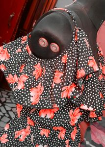 Floral Off Shoulder Frill Top With Adjustable Straps