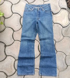 Levis Women's Blue Flare Jeans