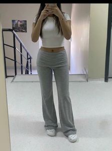 Comfy Grey Flare Lounge Pants