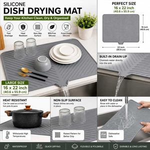 Silicone Dish Drying Mat