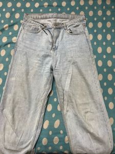 Light Wash Wide Leg Jeans