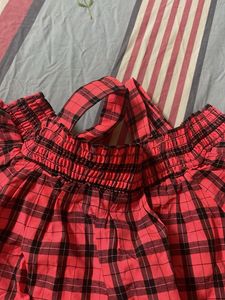 Red Plaid Dress