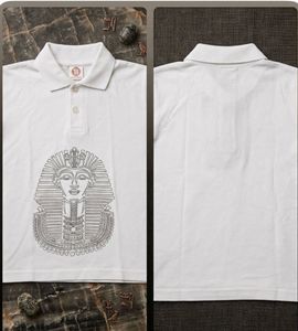 Brand New White  Graphic Polo