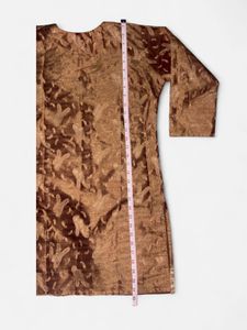 Beautiful Brown Embroidered Kurta
