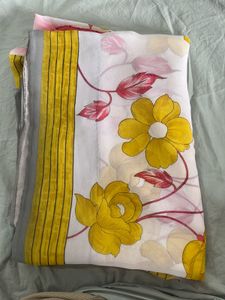 Beautiful Floral Print Saree with blouse