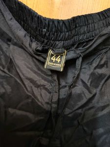 New Black Ethnic Silk Pant