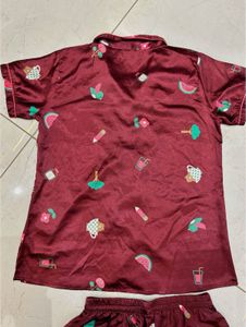Cute Print Sleepwear Set