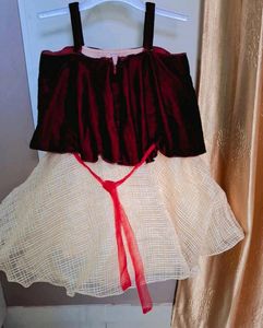Velvet &amp; Lace Party Dress