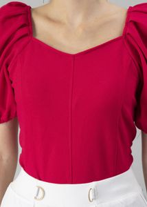 👉🏻Sale👚 Puff Sleeves Pink Top