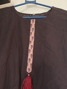 Elegant Brown Kurta short Kurti