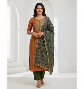 Ethnic Kurta with Embellishments
