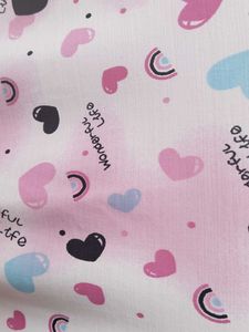 Cute Heart Print "Show Off" T-Shirt  soft fabric