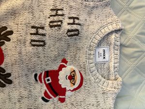 Cute Santa & Reindeer Christmas Sweater
