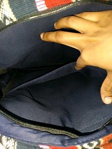 🎒Ethnic Print Backpack in Blue