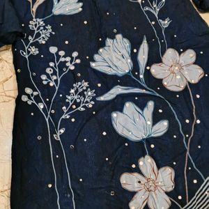 Navy Blue elegant kurta set