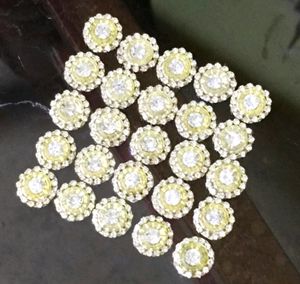 Golden stone Diamond Crystal bridal patches