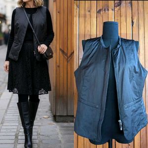 Sleeveless Black Vest