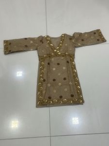 Elegant Net Dupatta with Polka Dots
