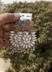 Stylish Silver Dangle Earrings
