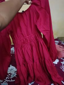 Chic Fuchsia Off-Shoulder Top