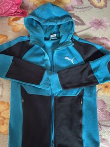 Puma Blue & Black Hoodie
