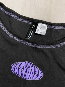 H&M Cute Black Crop Top