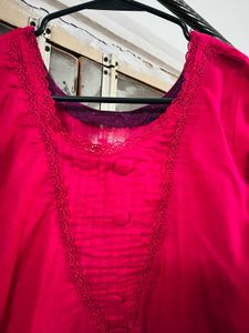 Vibrant Pink Kurta Set