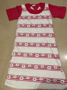 Cute Floral Striped T-Shirt