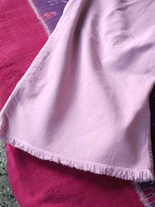 Mast and harbour Light Pink Wide/Flared Jeans