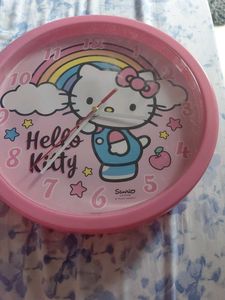 Cute Hello Kitty Wall Clock