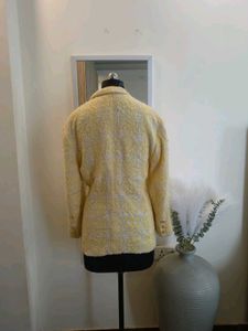 Yellow Tweed Blazer