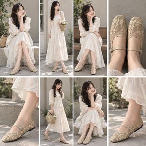 Elegant Embroidered Flats